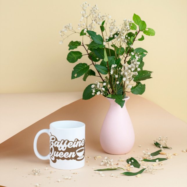 Taza De Café Caffeine Queen (Subido por el creador)