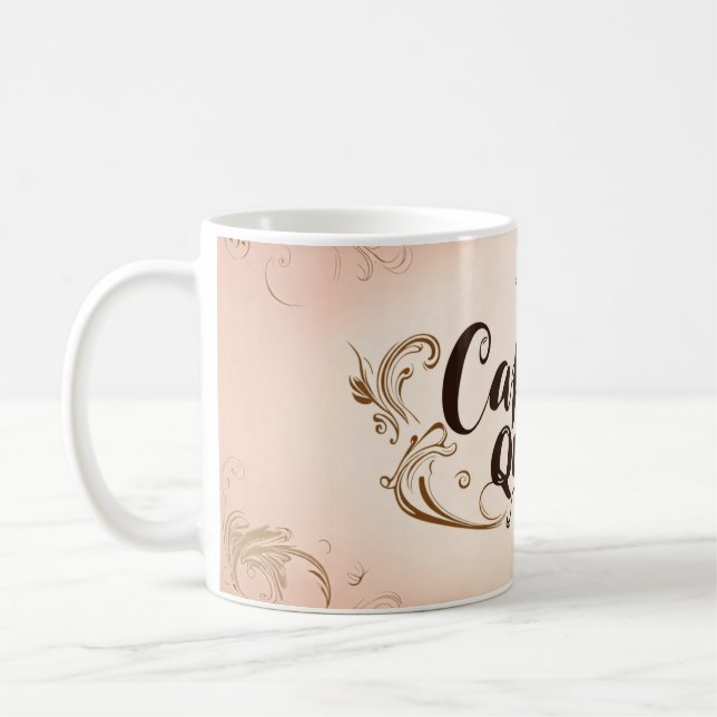 Taza De Café "Caffeine Queen" Mug (Izquierda)