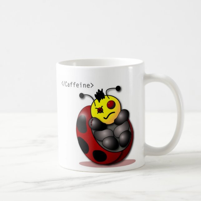 Taza De Café CaffeineLadyBugs (Derecha)