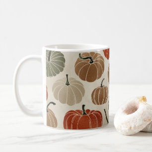 Taza De Café Caída de calabazas