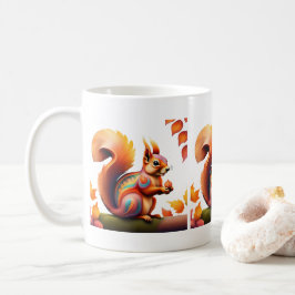 Taza De Café Caída de la ardilla Alebrije