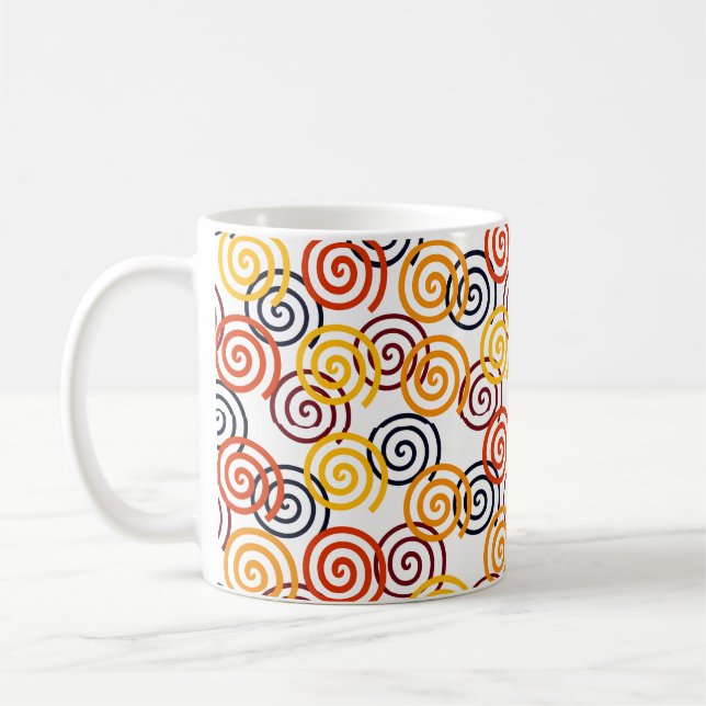 Taza De Café Caída de Swirls (Izquierda)