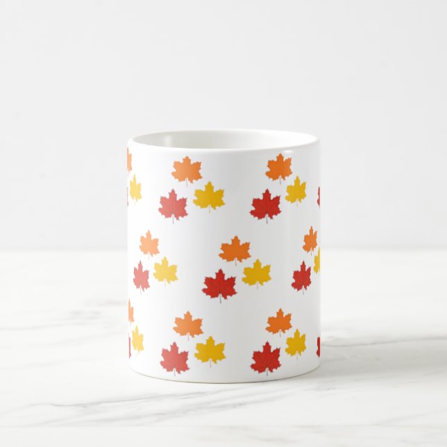 Taza De Café Caída/otoño/hojas Mug (Centro)