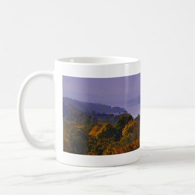 Taza De Café Caída panorámica del río Hudson (Izquierda)