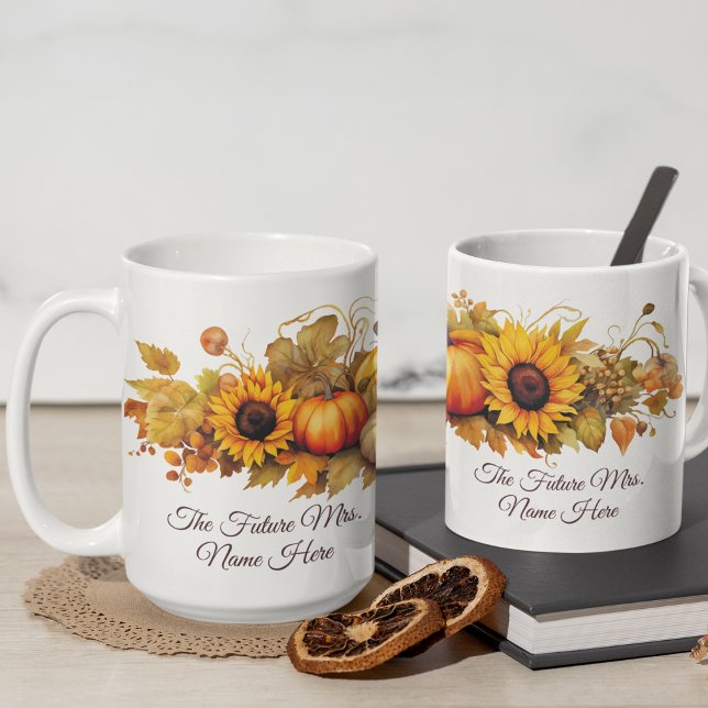 Taza De Café Caída personalizada de calabazas pequeñas (Subido por el creador)