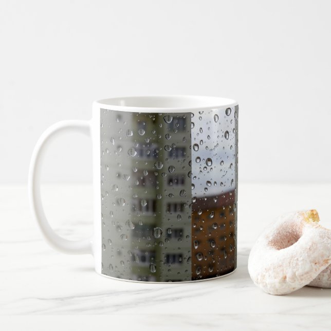 Taza De Café Caídas de lluvia (Con donut)