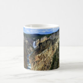 Taza De Café Caídas más bajas de Yellowstone, parque nacional