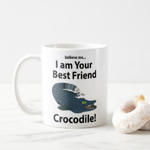Taza De Café Caimán Cocodrilo Divertido 