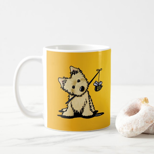 Taza De Café Cairn Terrier Apicultor  (Con donut)