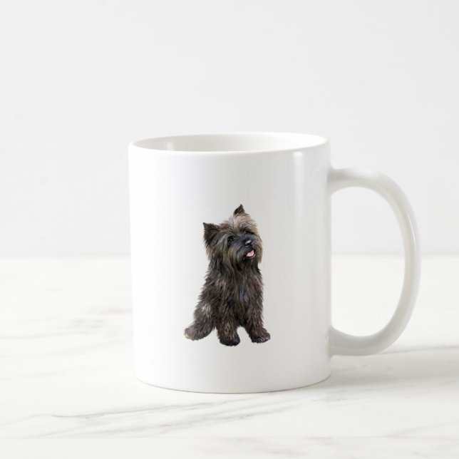 Taza De Café Cairn Terrier - atigrado (Derecha)