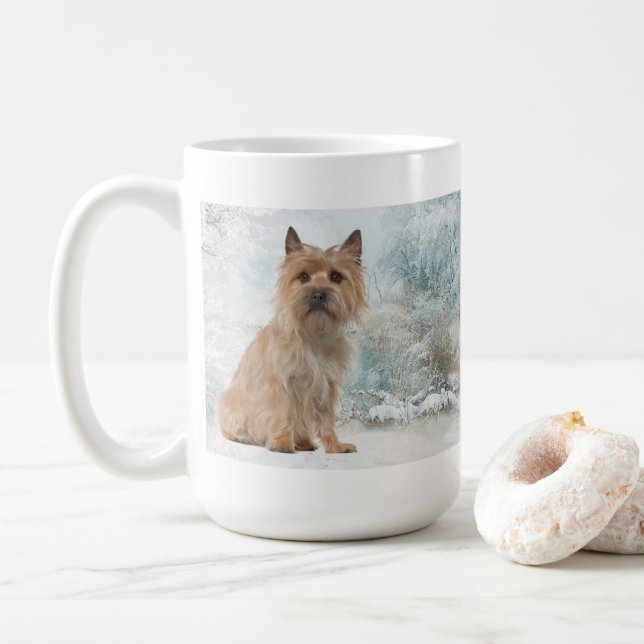 Taza De Café Cairn Terrier Mug (Con donut)