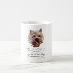 Taza De Café Cairn Terrier Puente del Arcoíris