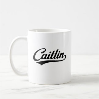 Taza De Café Caitlin name first last family gifts
