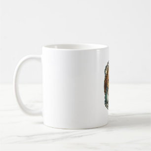 Taza De Café Caja de cartón de Jesús corte de papel dedo dolor