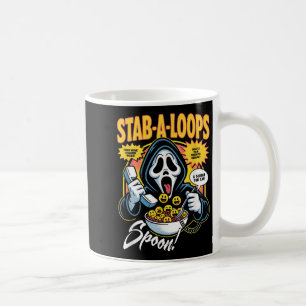 Taza De Café Caja de Cereal de Terror Stab-a-loops Halloween 