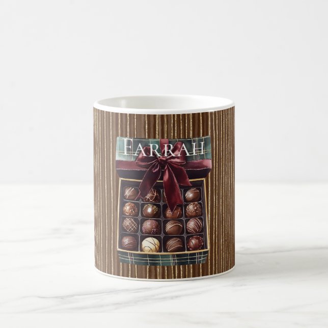 Taza De Café Caja de Chocolates Navidad (Centro)