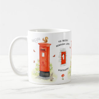 Taza De Café Caja de correos personalizada Mug postista