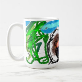 Taza De Café Caja de Keepsake con joyas de madera