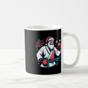 Taza De Café Caja de Navidad Santa Boxeador Amante del Boxeo Ki