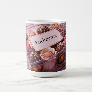 Taza De Café Caja de regalo de chocolate de lujo con nombre per