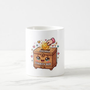 Taza De Café Caja de Sadaka marroquí islámica Kawaii linda