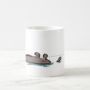 Taza De Café caja fuerte en el agua