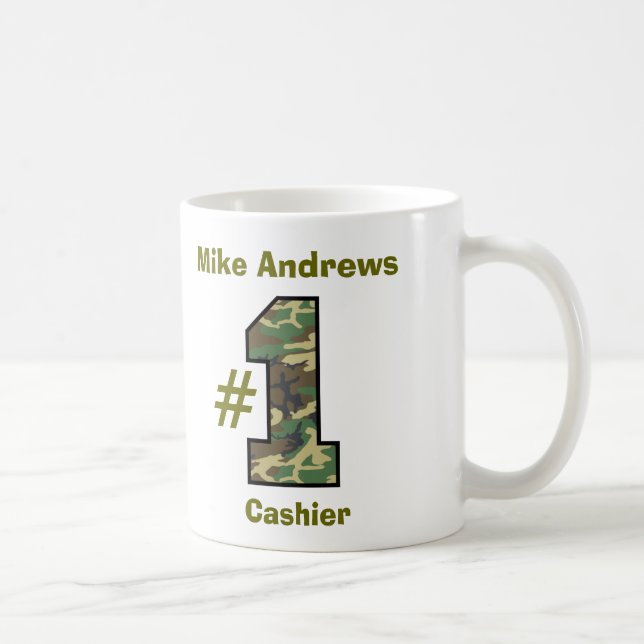 Taza De Café Cajero o cualquier especialidad V2 del número 1 (Derecha)