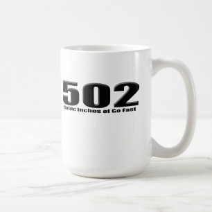 Taza De Café Cajón grande del bloque de 502 Chevy