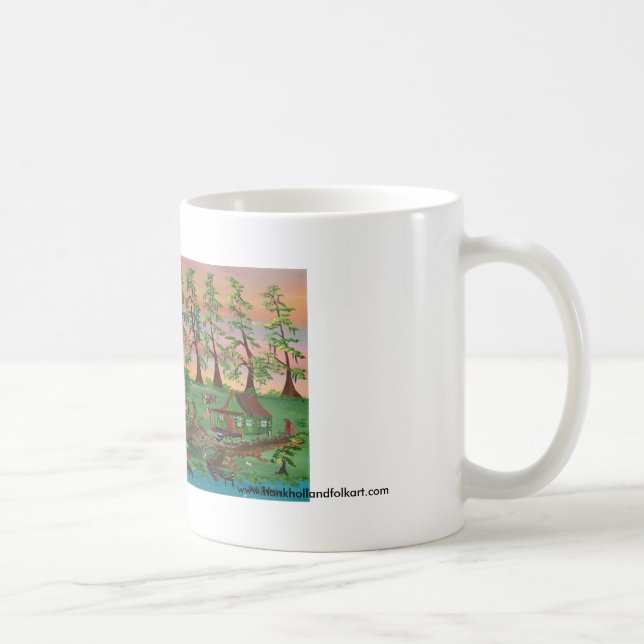 Taza De Café Cajun Lovin en el pantano (Derecha)