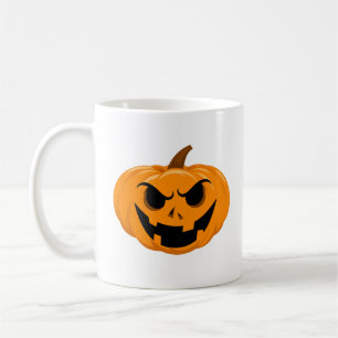 Taza De Café Calabaza cara asusta Halloween
