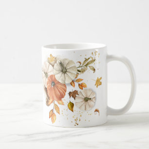 Taza De Café Calabaza de calabaza de cosecha otoñal rusa