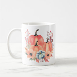 Taza De Café Calabaza de color de agua otoñal Boho