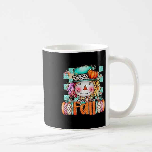 Taza De Café Calabaza de espantapájaros Diablos de Acción de Gr (Derecha)