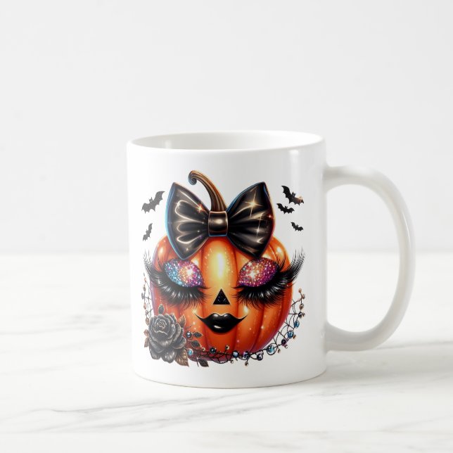 Taza De Café Calabaza de Halloween (Derecha)