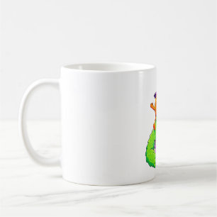 Taza De Café Calabaza de Halloween en dúo de monstruos