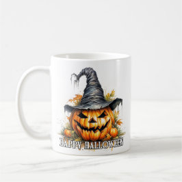 Taza De Café Calabaza de Halloween Feliz
