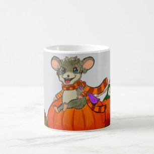 TAZA DE CAFÉ CALABAZA DE HALLOWEEN RATÓN PEQUEÑO
