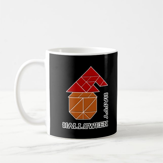 Taza De Café Calabaza de Halloween y Gorra de Brujas (Izquierda)