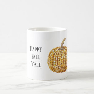 Taza De Café Calabaza de Maíz Amarillo