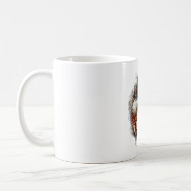 Taza De Café Calabaza de mariposas (Izquierda)