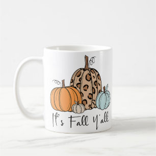Taza De Café Calabaza de moda de otoño “Es otoño, chicos” cit