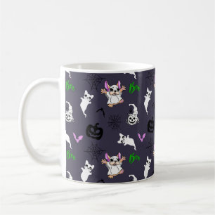 Taza De Café Calabaza de murciélago de murciélago de Bulldog fr