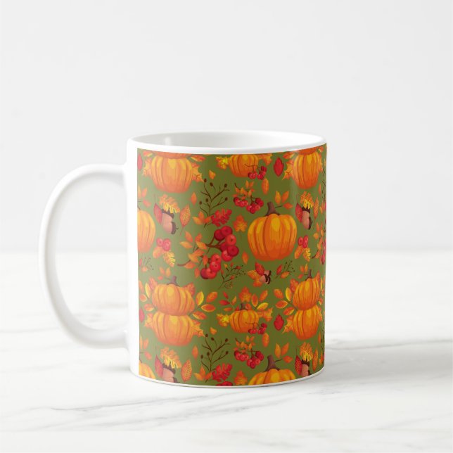 Taza De Café Calabaza de otoño (Izquierda)