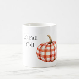 Taza De Café Calabaza de rayas naranjas