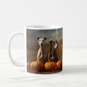 Taza De Café Calabaza deslumbrante de guijarros de guijarros de