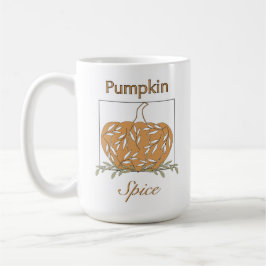 Taza De Café Calabaza En Luz - Calabaza De Especias