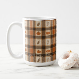 Taza De Café Calabaza Escocesa de Otoño