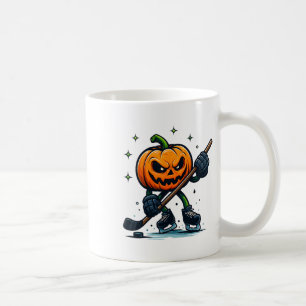 Taza De Café Calabaza espeluznante de Halloween mostrando habil