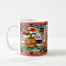Taza De Café Calabaza Halloween Calabaza de vidrio templado