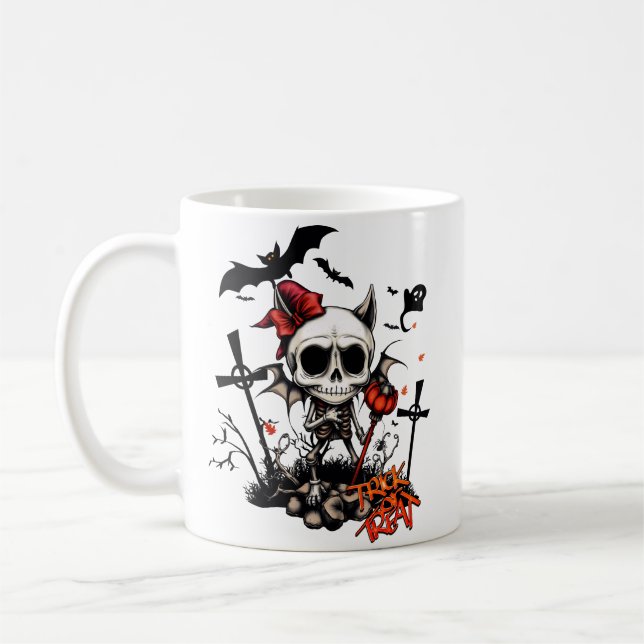 Taza De Café Calabaza Mágica y Diversión Humana. (Izquierda)